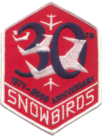 Snowbirds 30th Anniversary Crest